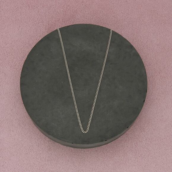 james avery sterling silver fine curb chain necklace size 18in - Picture 1 of 3